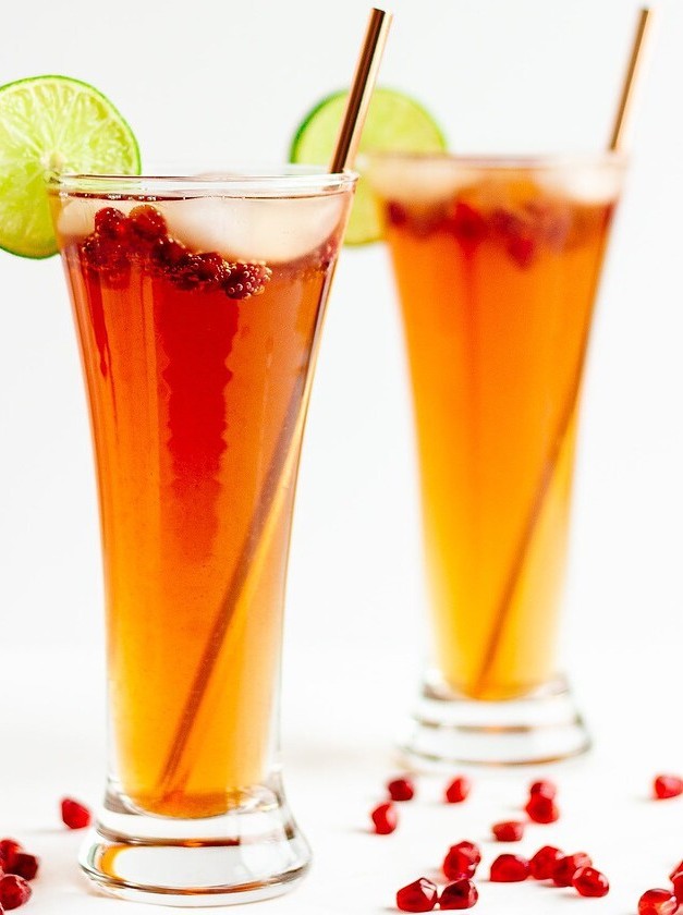 Fruity Holiday Cocktail with Pomegranate Twist