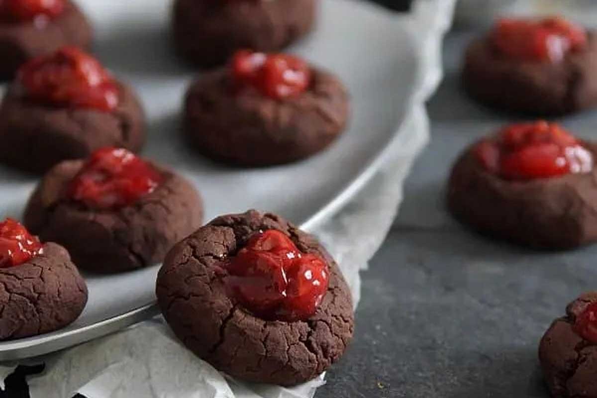 Cherry Fudge Brownie Bites