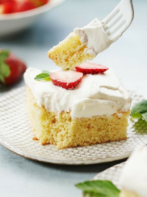 Mexican Sponge Cake with Three Milks