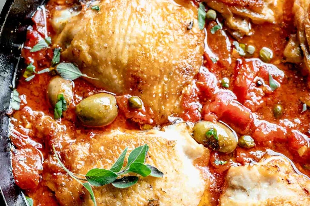 Easy Chicken Puttanesca Sauce Recipe