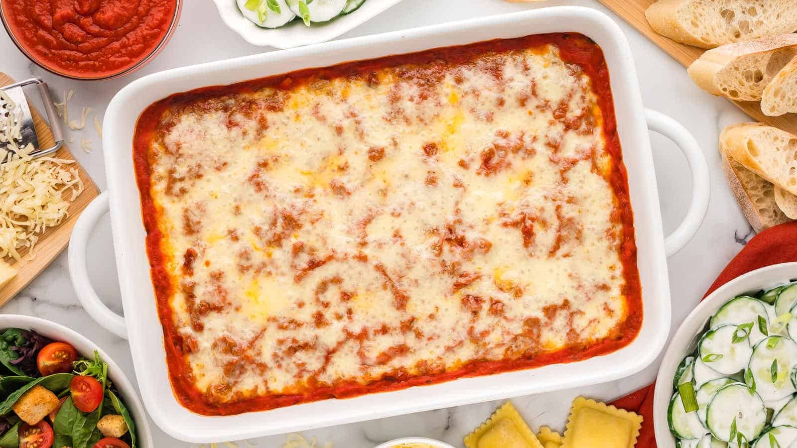 Easy Cheesy Lasagna Delight