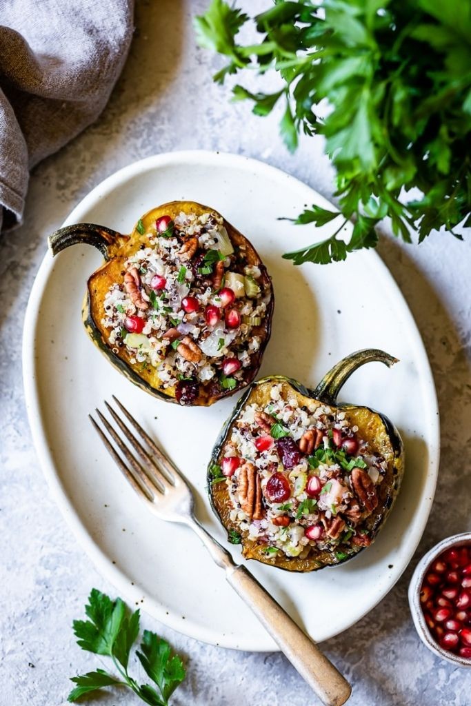 Fall Harvest Stuffed Acorn Squash Delight