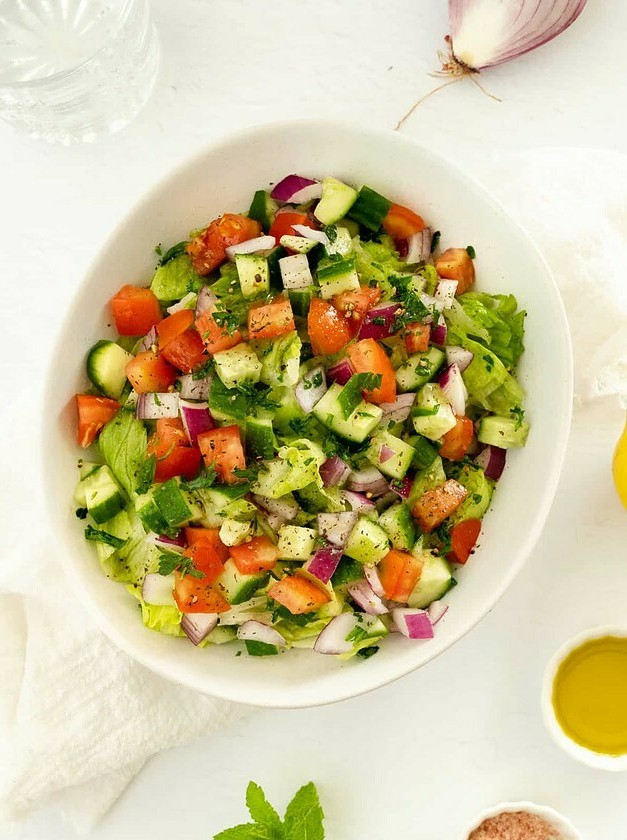 Tangy Arabic Greens Salad Delight