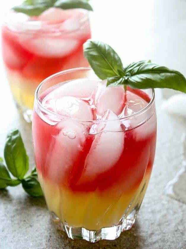 Summer in a Glass: Cranberry Basil Refresher