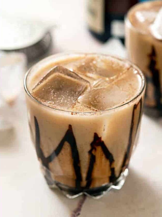Mocha Mezcal Dessert Cocktail