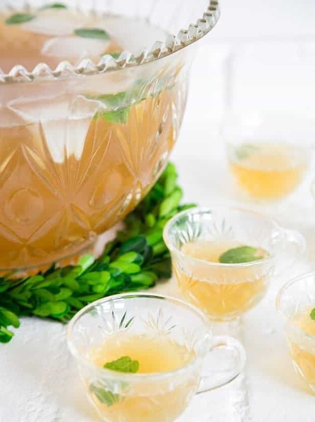 Green Tea Infused Irish Whiskey Spritzer