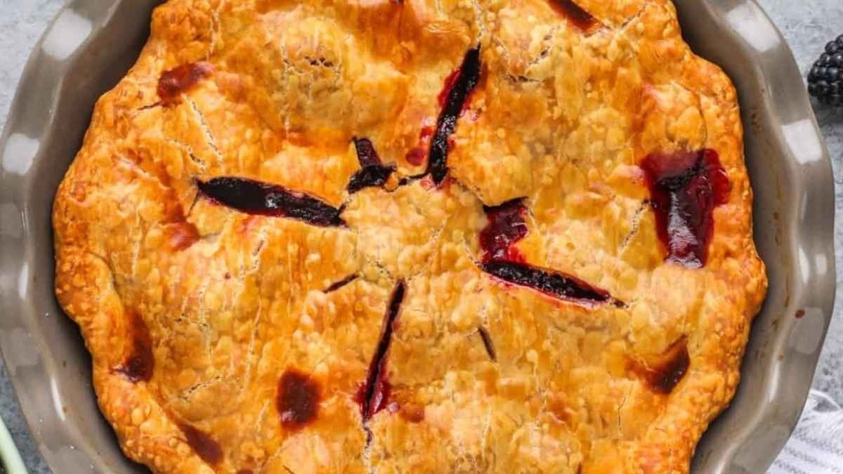 Flaky Crust Envelopes Sweet Blackberries