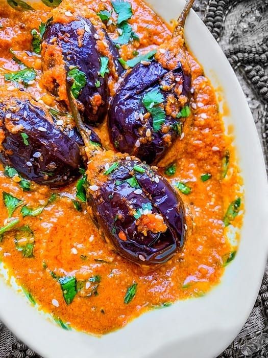 Spiced Eggplant from Indian Cuisine
