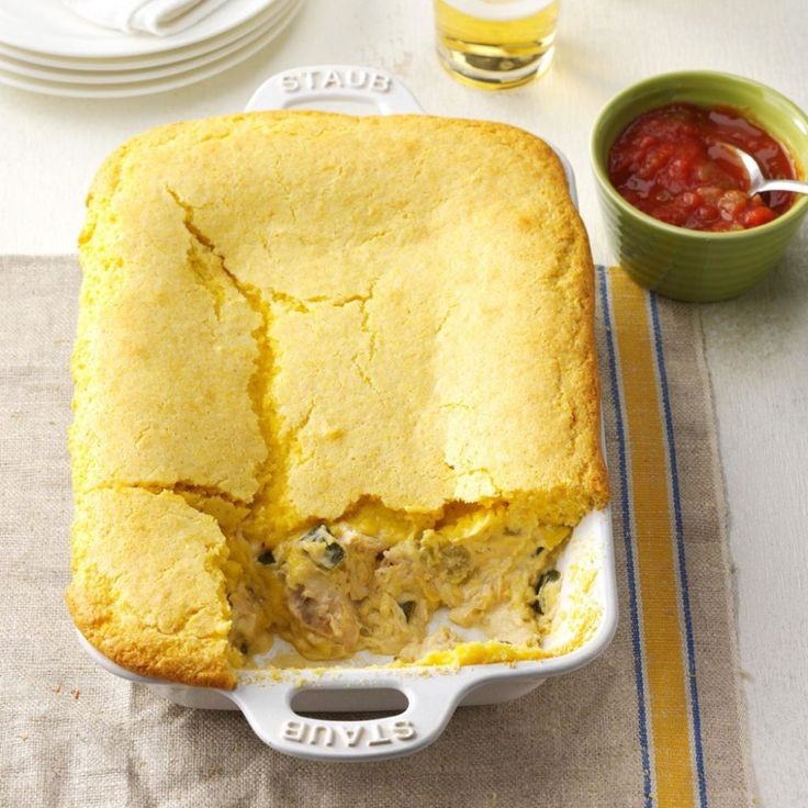 Chicken Casserole with Green Herb Twist