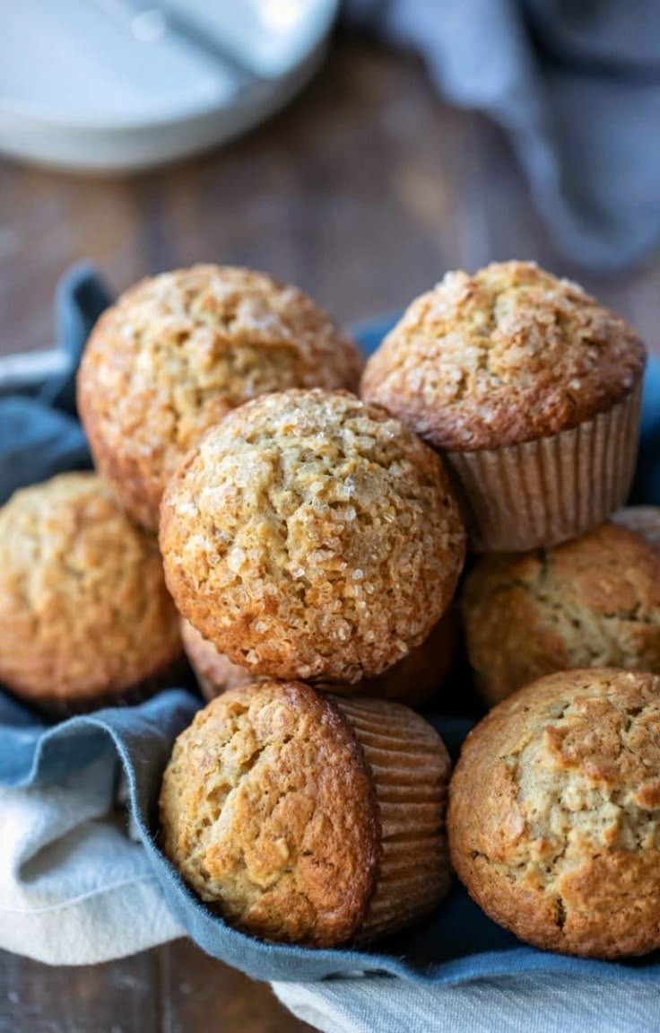 Blueberry Oatmeal Muffins