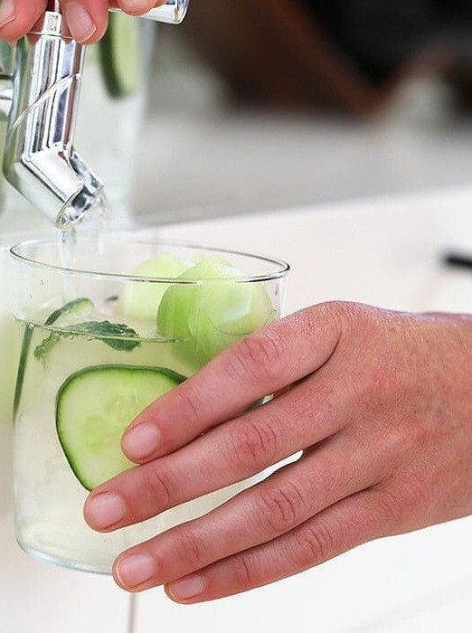 Cucumber Cooler with Vodka Infusion