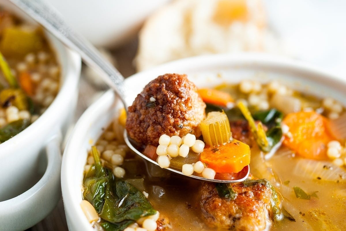 Classic Italian Chicken Meatball Wedding Soup