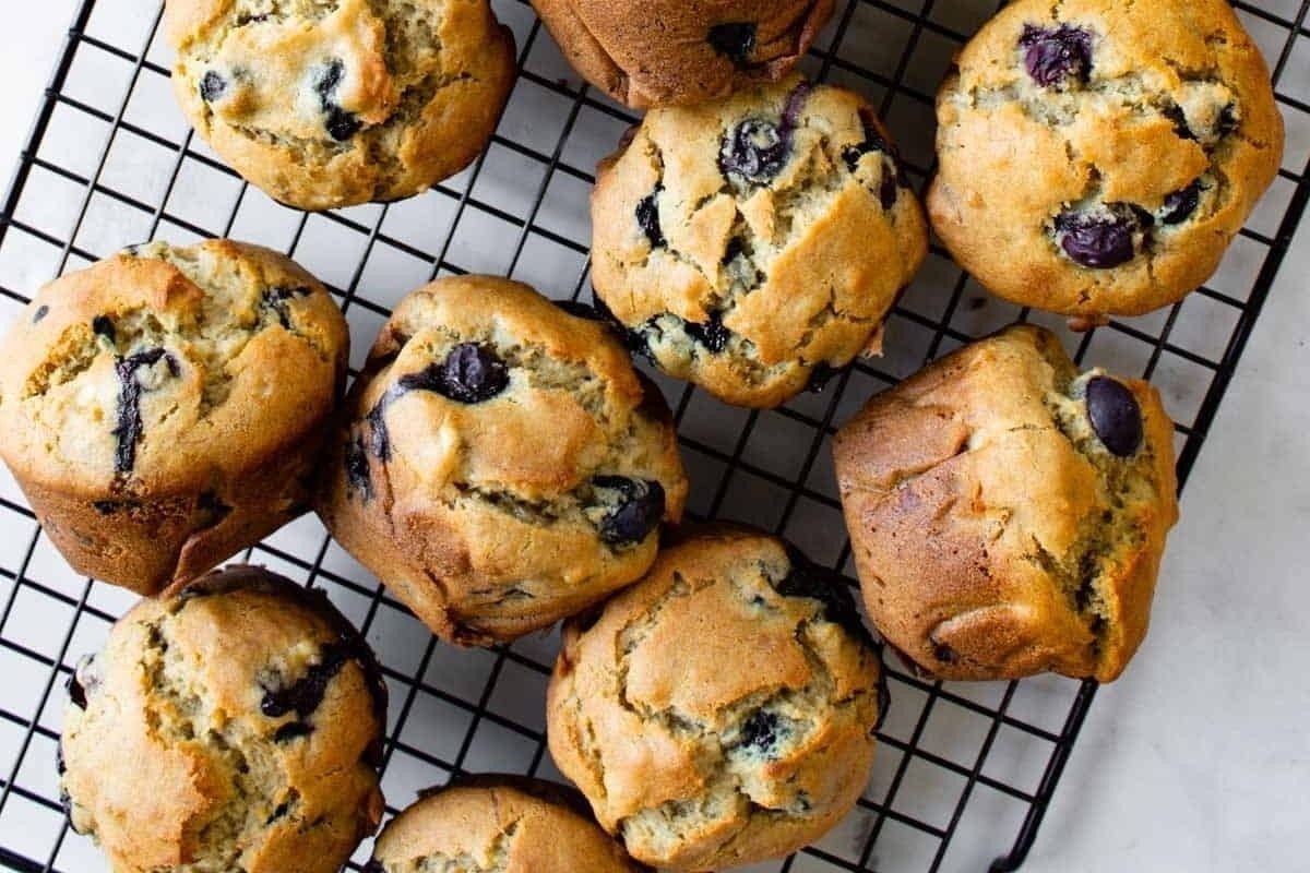 Tender Blueberry Banana Muffin Delights