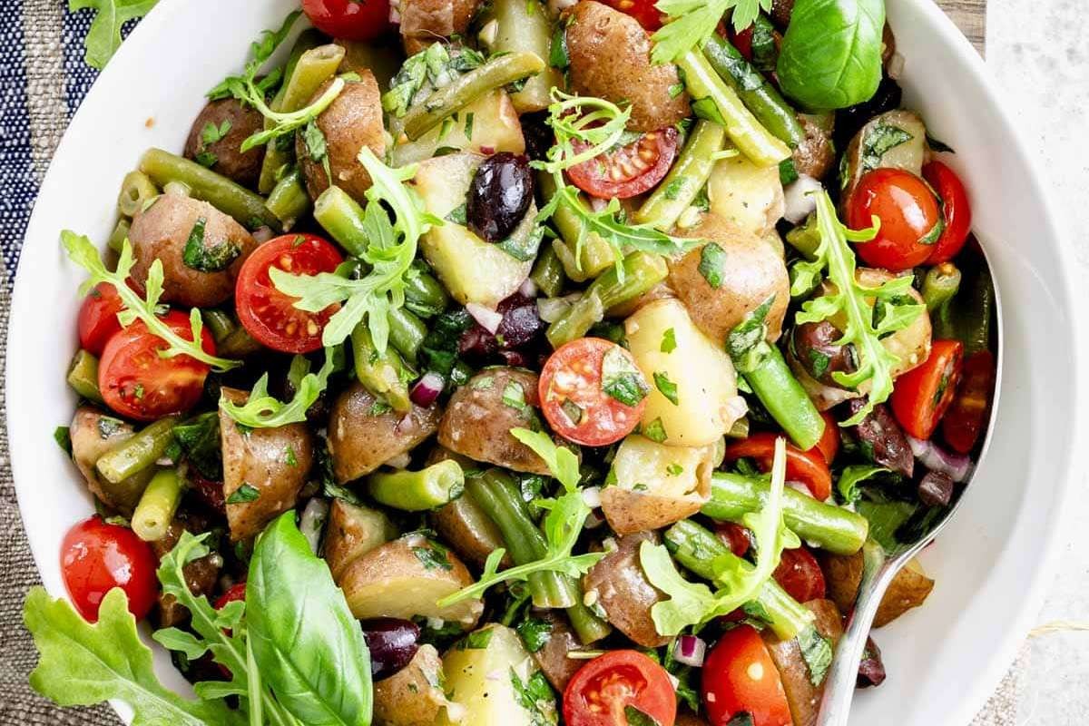 Green Bean Italian Potato Salad Delight