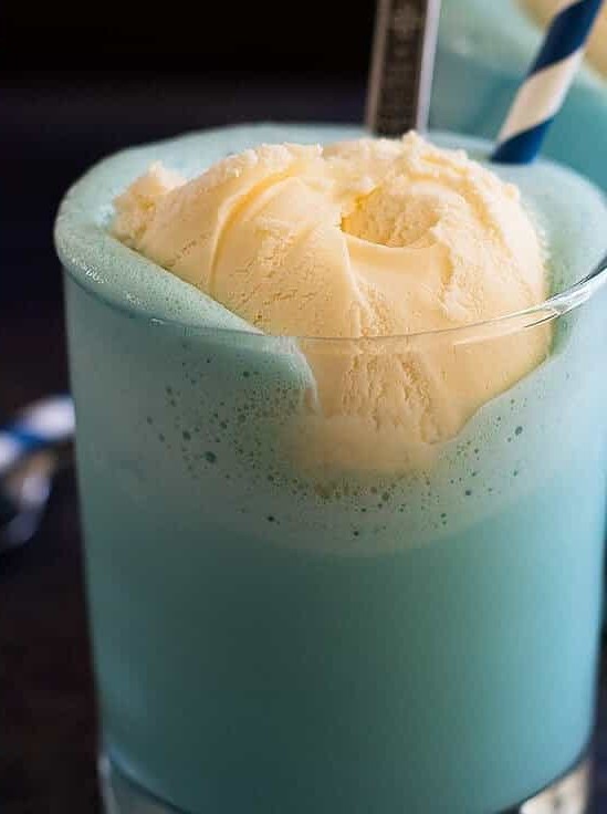 Galactic Train-Themed Drink: Blue Bantha Bliss