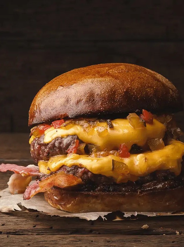 Venison Burger Delight with Cheesy Twist
