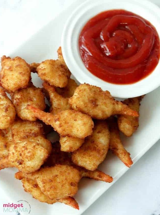 Crispy Air Fried Breaded Shrimp Bites