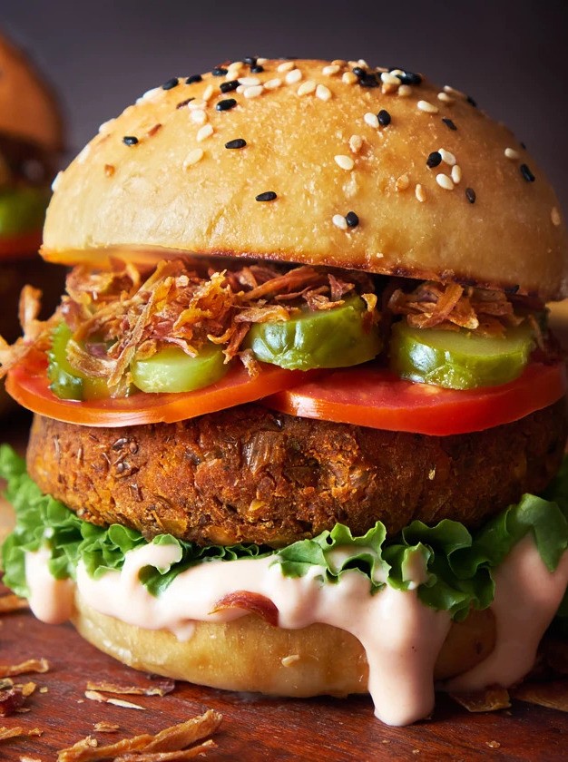 Lentil Burgers for Vegan Palates Delight