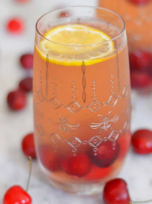 White Wine Cherry Refresher