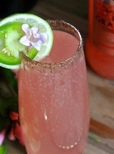 Spiced Up Tequila Sparkler