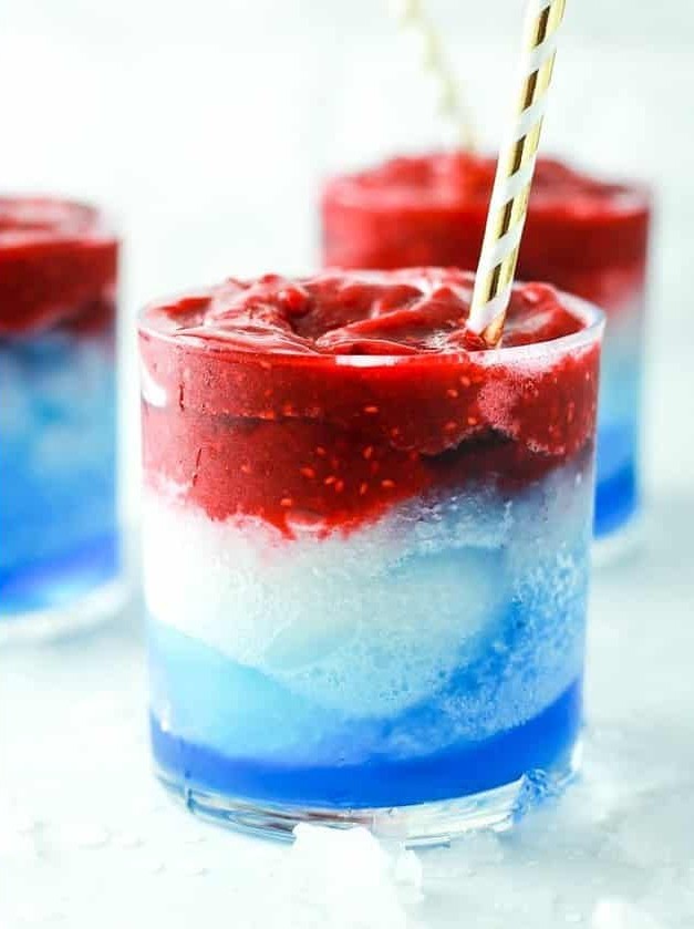Patriotic Summer Sangria Slush