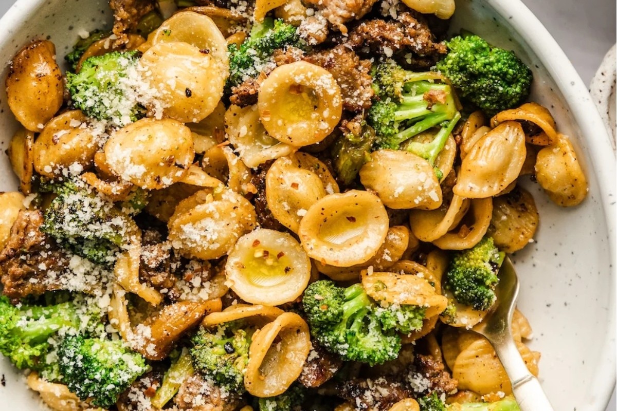 Quick Italian Sausage Pasta with Orecchiette