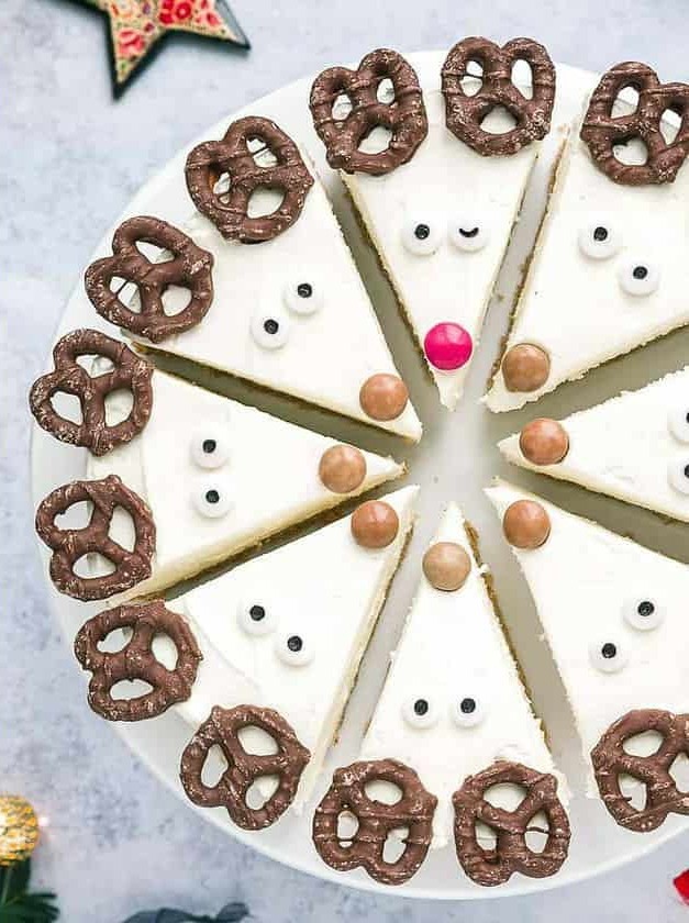 Reindeer Christmas Cheesecake Delight