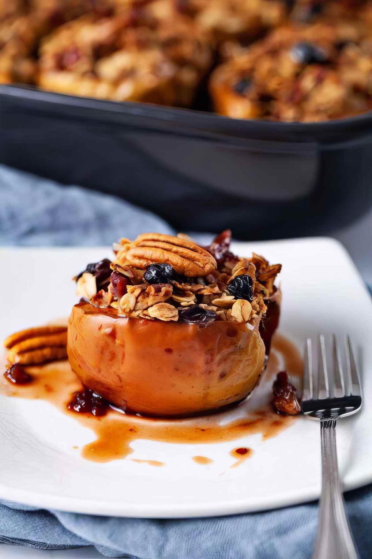 Raspberry Beer Stuffed Apples Delight