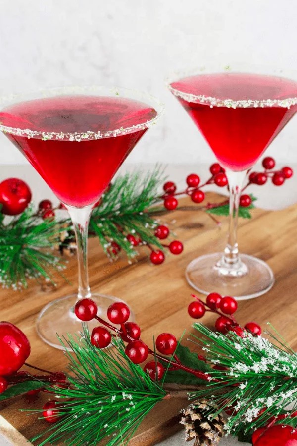 Cranberry Sparkler Christmas Refresher