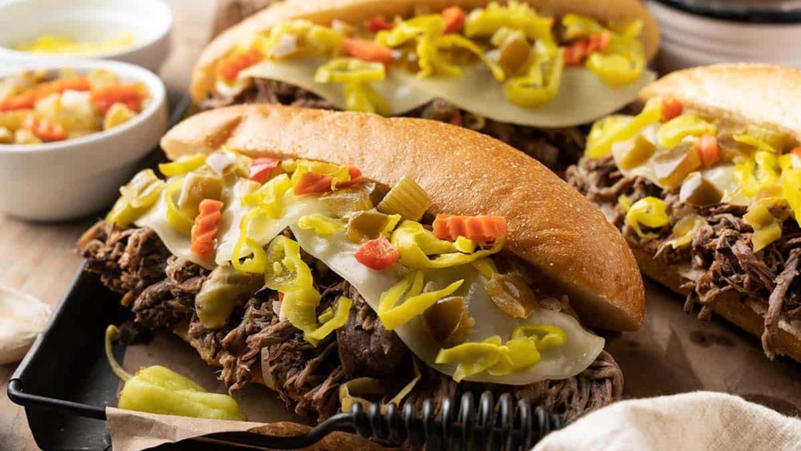 Slow Cooker Chicago Italian Beef Delight