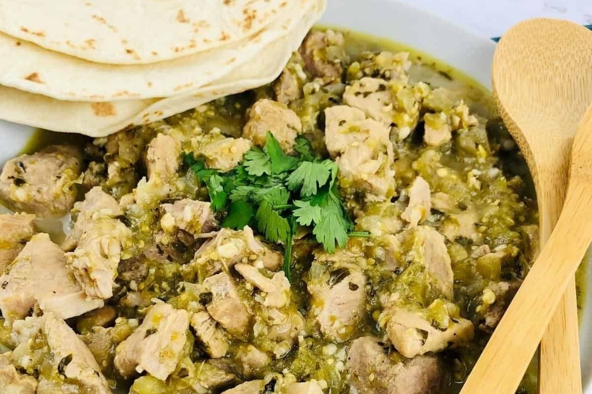 Spicy Hatch Chile Salsa Pork Stew