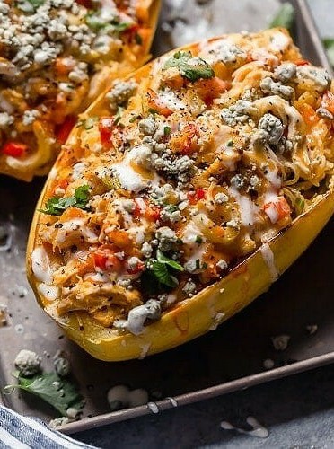 Buffalo Chicken Squash Delight Recipe