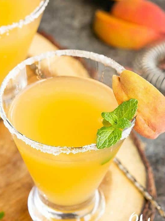 Peach Sparkling Vodka Spritz