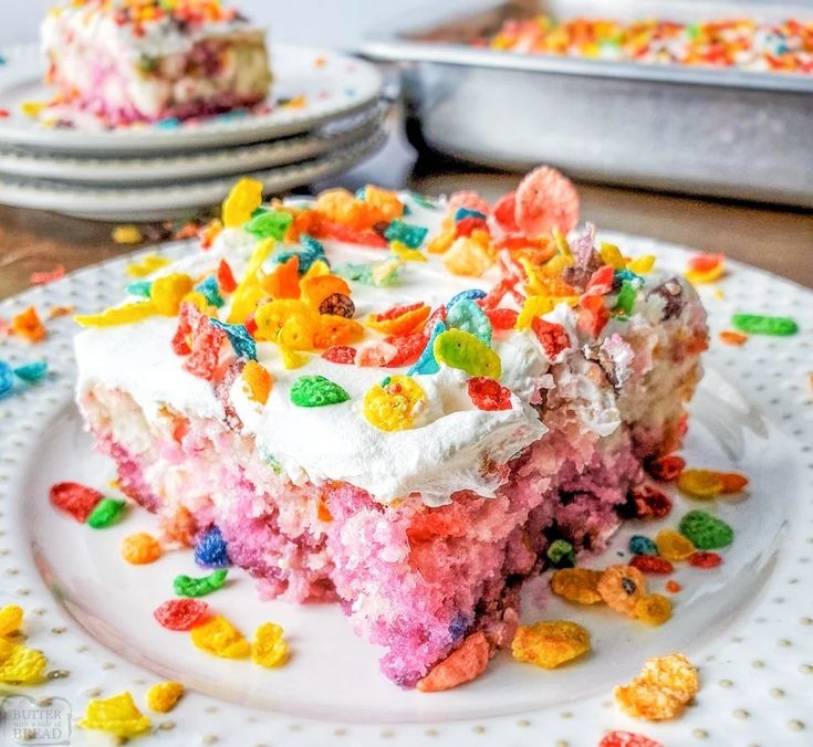 Fruity Pebbles Layer Cake Makeover