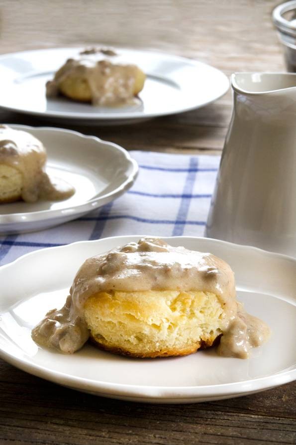 Gluten-Free Sausage Gravy Biscuits in Minutes