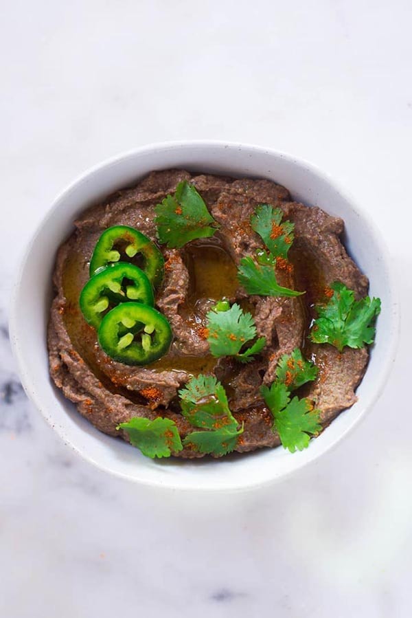 Spicy Black Bean Hummus Delight