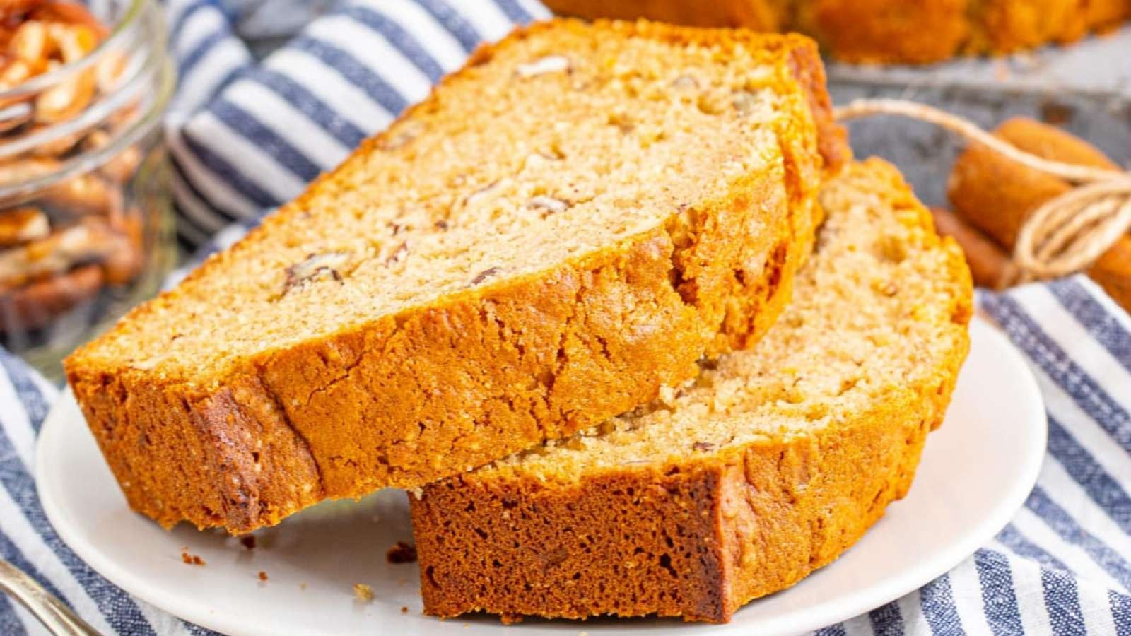 Moist Pecan Apple Delight Bread