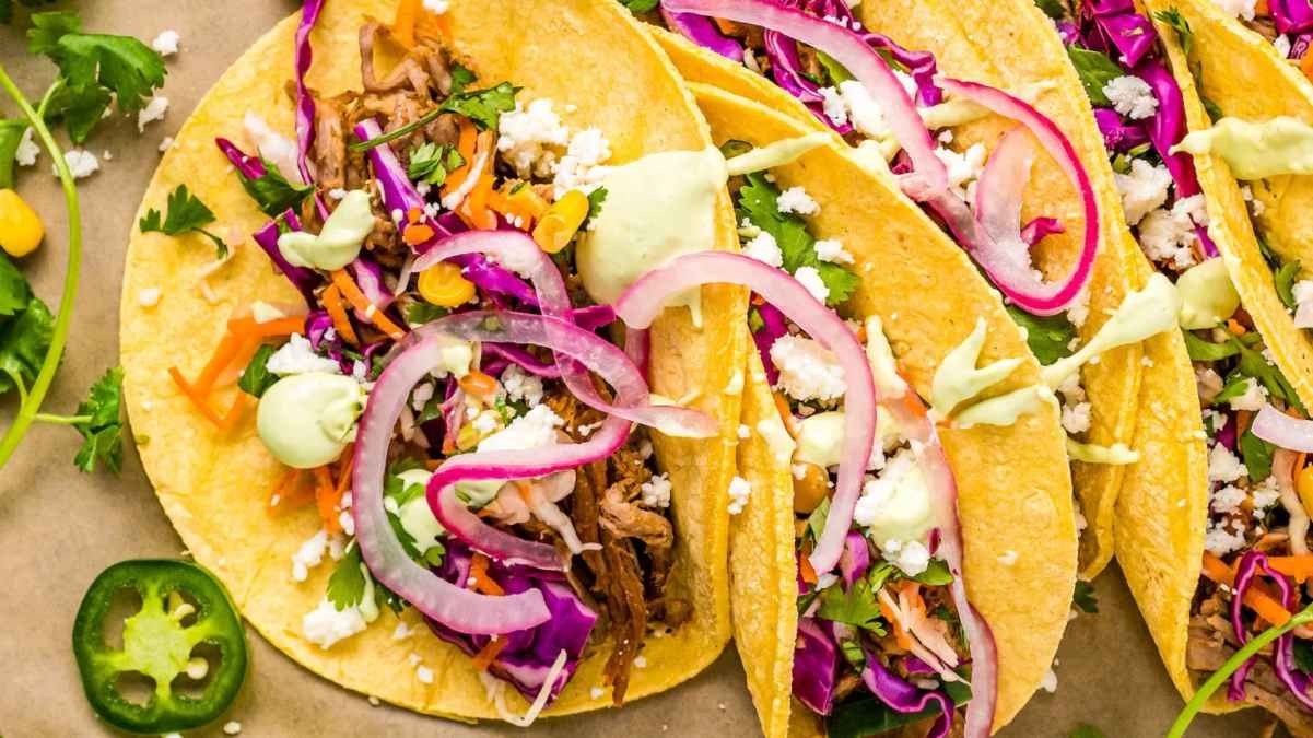 Tangy Pulled Pork Taco Delights