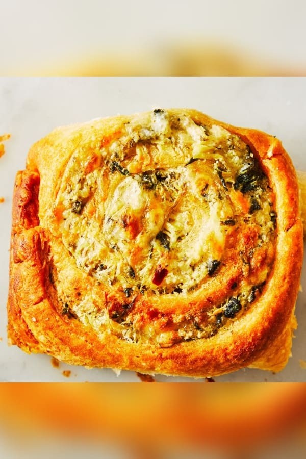 Savory Artichoke Twist on Easter Rolls