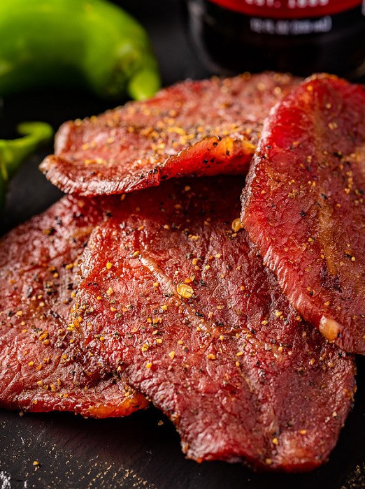 Spicy Dr. Pepper Beef Jerky Delight