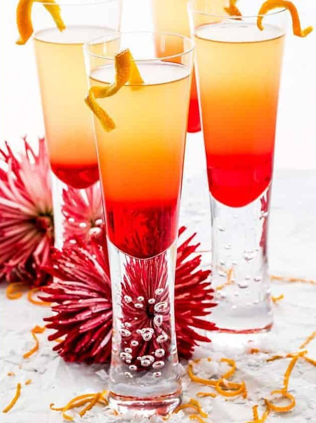 Citrus Sunset in a Glass