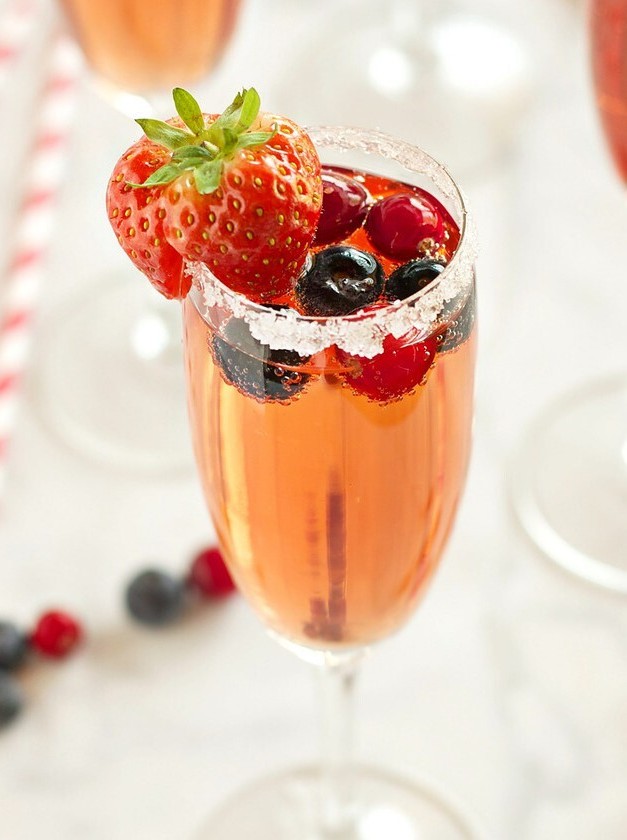 Winter Berry Holiday Sparkler Recipe