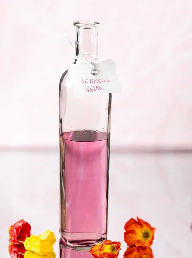 Floral Fizz: Hibiscus Infused Vodka Delight