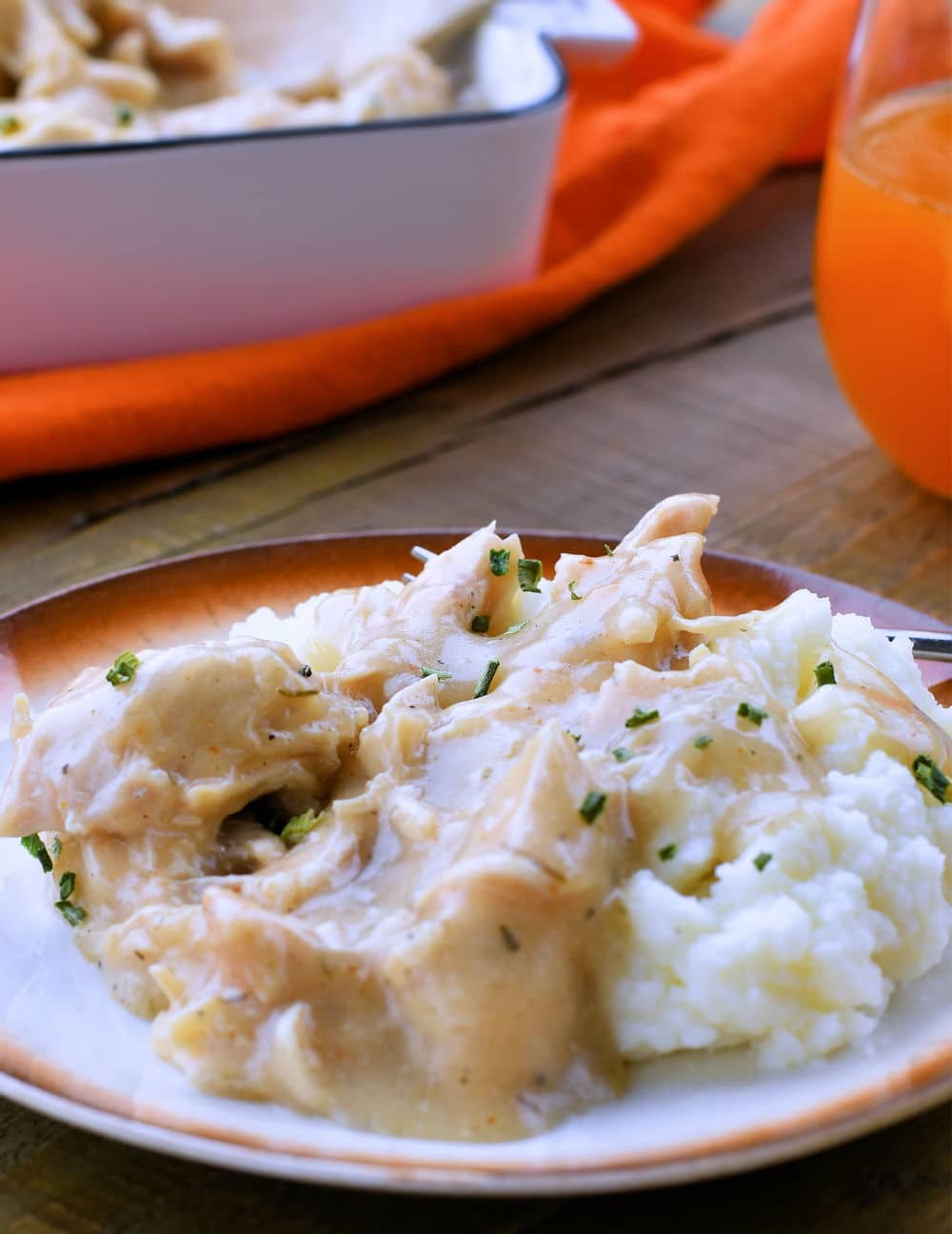 Gluten-Free Chicken Gravy Crockpot Delight