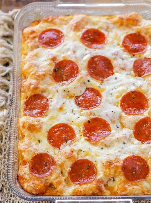 Quick Pizza Casserole Dinner Recipe