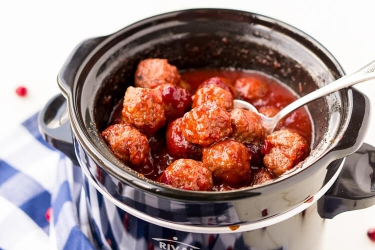 Easy Cranberry Orange Meatballs