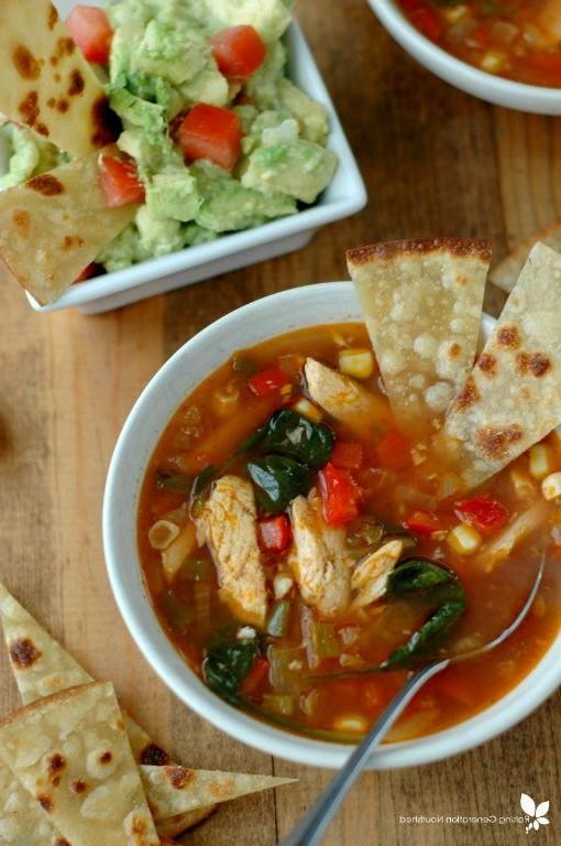 15-Minute Chicken Tortilla Soup