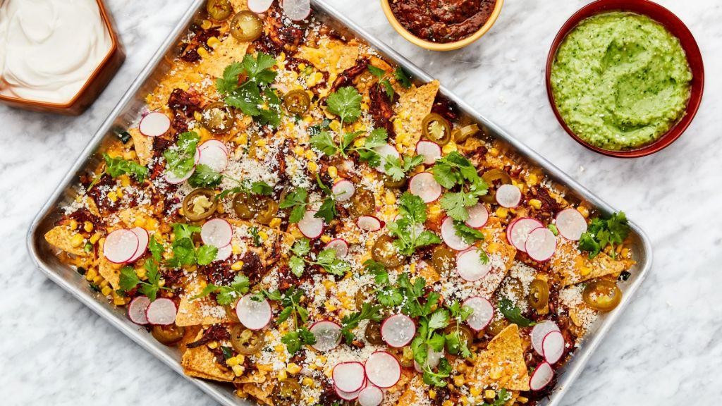 Achiote Marinated Chicken Nachos