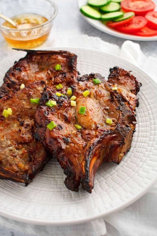 Air Fryer Asian Glazed Pork Chops