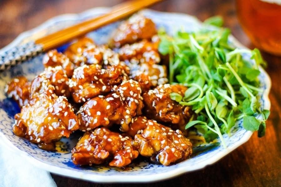Air Fryer Asian Sesame Chicken